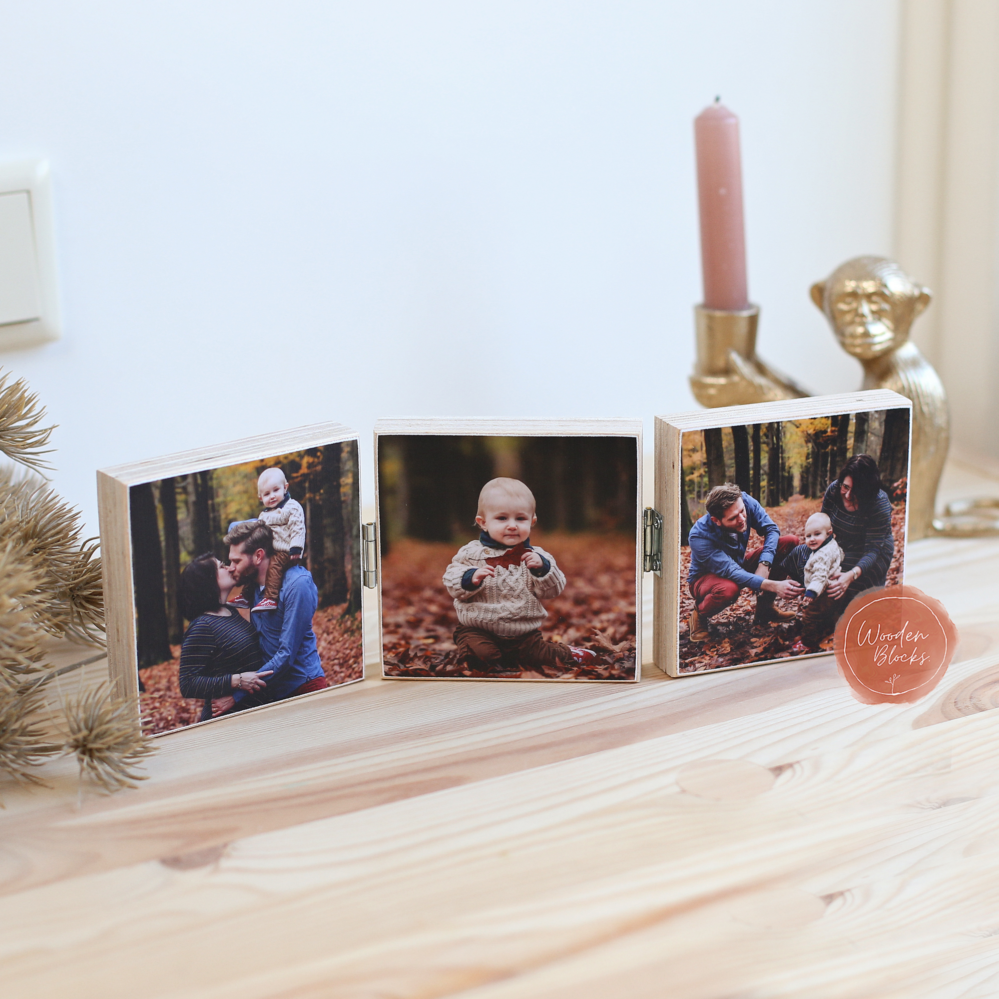 fotoluik foto's rechtstreeks op hout interieur